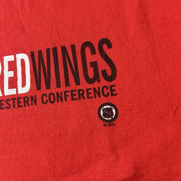 VTG Detroit Redwings Graphic Shirt Men’s Large LOT OF 2 Heavyweight NHL Hockey - Picture 14 of 16